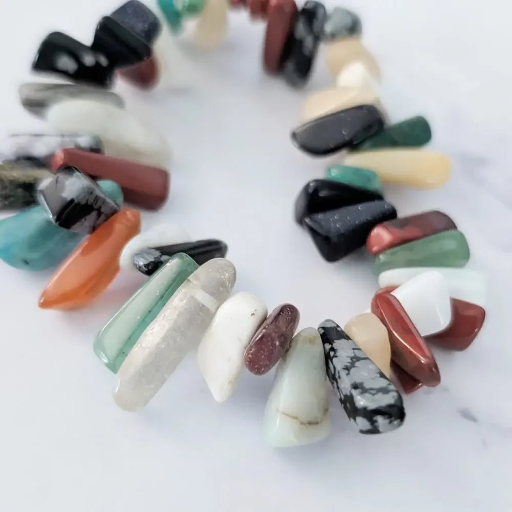 Vintage Bracelet - Multi Tone - Chunky